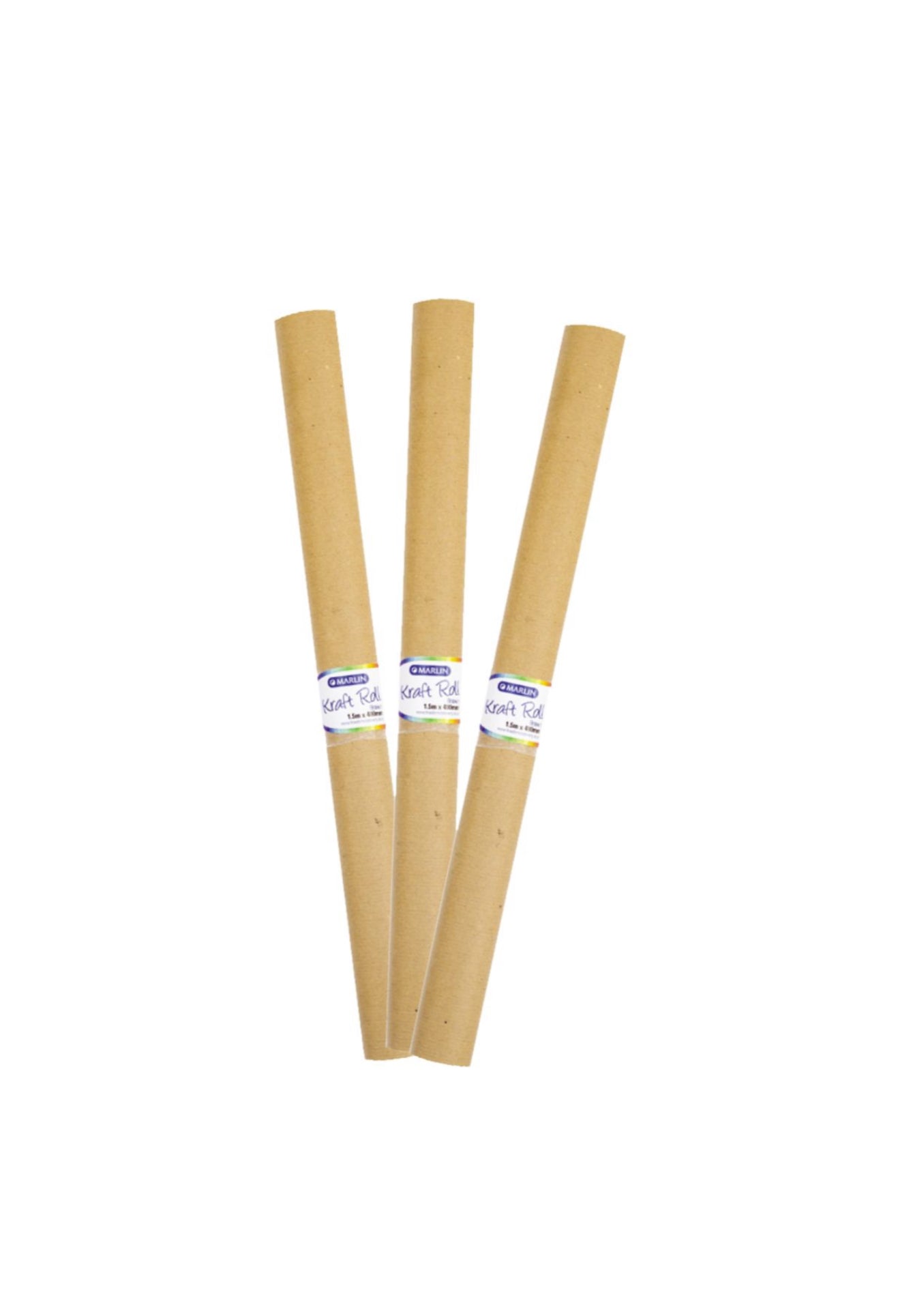 Marlin Brown Kraft rolls 480mm x 1.5m banded