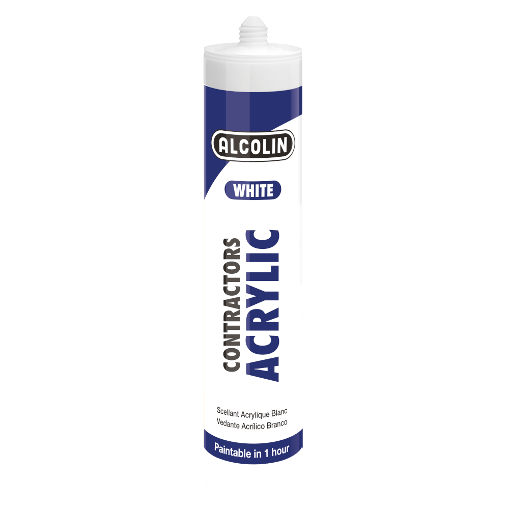 Alcolin Acrylic Contract Silicone White