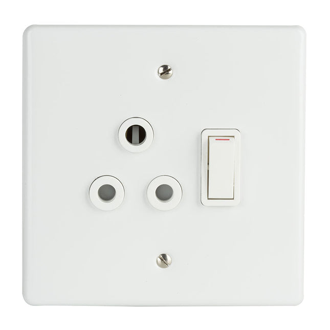 Crabtree Single Plug + Cover 4 x 4 CT180