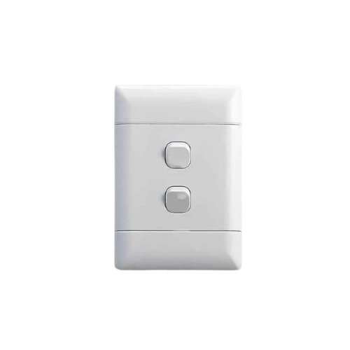 Redisson Wall Switch 2 Lever White A102
