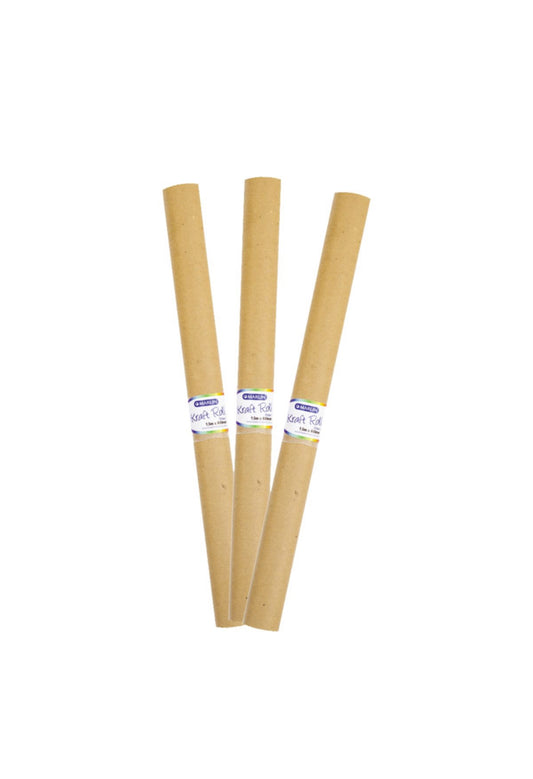 Marlin Brown Kraft rolls 480mm x 1.5m banded