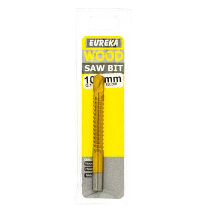 EUREKA DRILL BITS HSS Drill Saw 10mm Q:1 for Wood 4BC30U