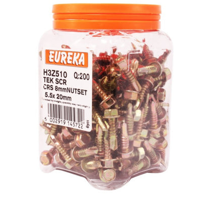 Eureka H3Z510 Tek Screw Steel T5 5.5x 20mm Q:20
