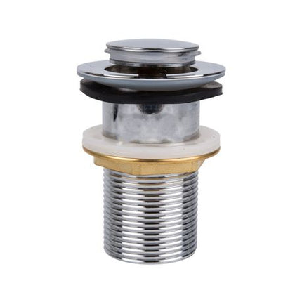 Waste Basin Pop In Chrome  Unslotted 205