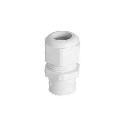 PVC Cable Glands Push in - White Pvc (5 Pack)