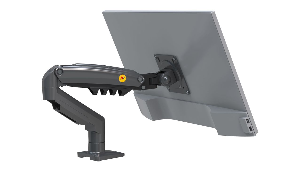 North Bayou | NB Ergonomics | Single arm Mount for 17″ – 30″ monitors [F80]