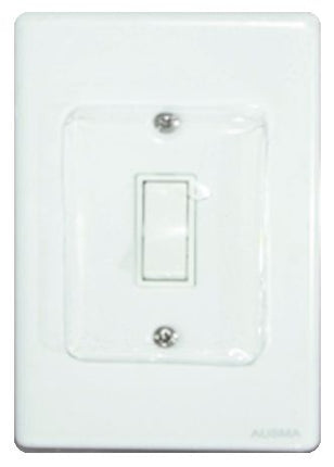 Pays Single Switch + Cover 1 Way Steel