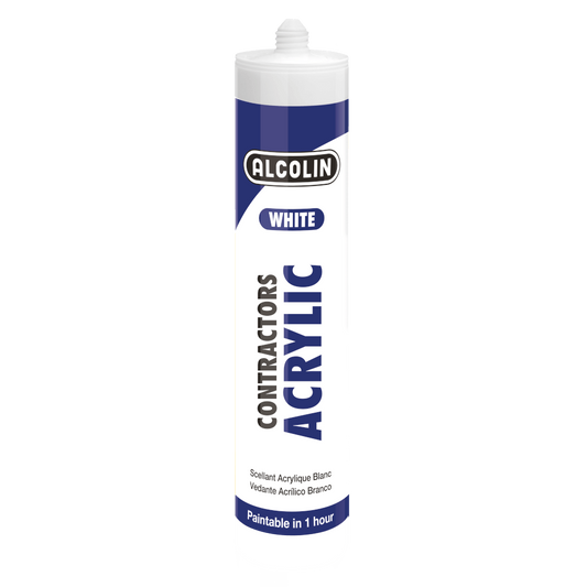 Alcolin Acrylic Contract Silicone White