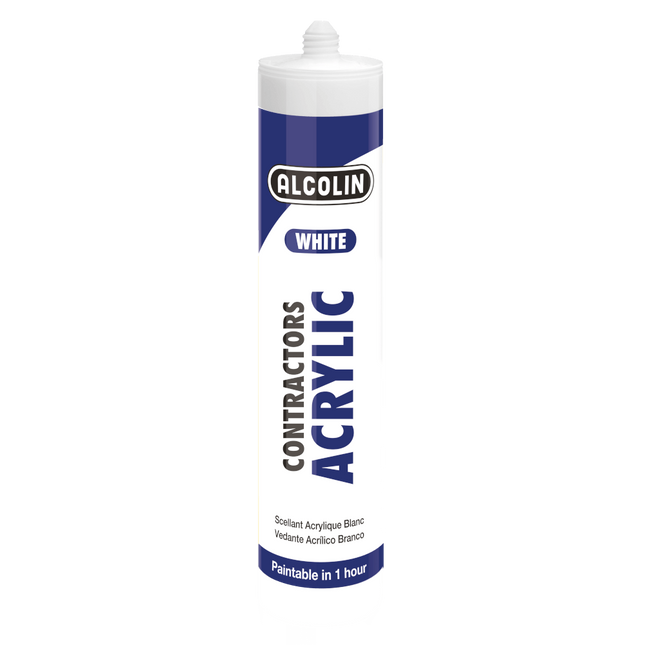 Alcolin Acrylic Contract Silicone White
