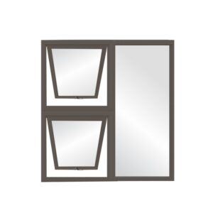 PTT1212B Bronze Aluminium Window