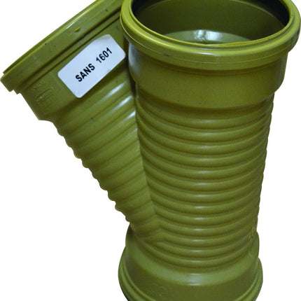 PVC Junction Plain SV 110mmx135 Deg SABS
