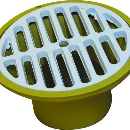 PVC Gulley Head & Grid SV 110mm White