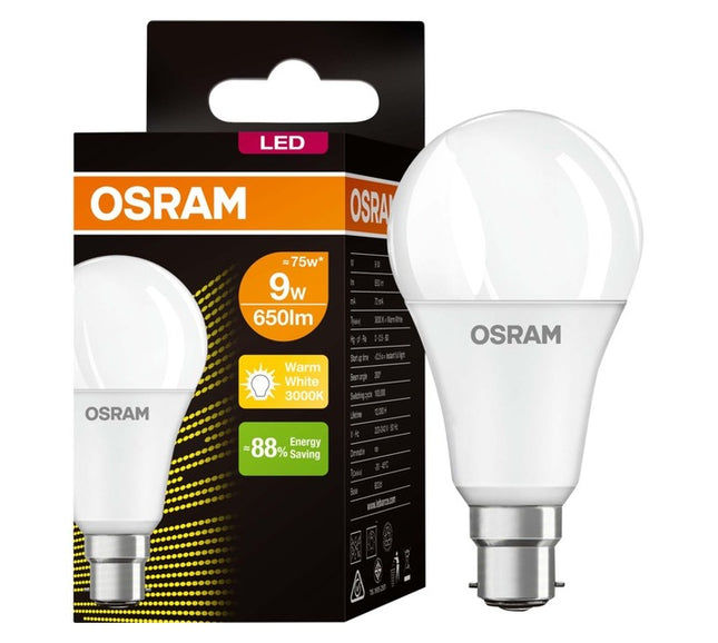 Osram A60 LED Lamp 9W E27 Daylight  GL609E
