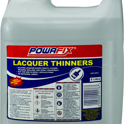 Powafix Methanol Free Thinners 5L