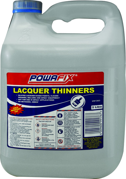Powafix Methanol Free Thinners 5L